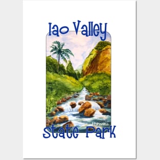 Iao Valley State Park, Hawaii Posters and Art